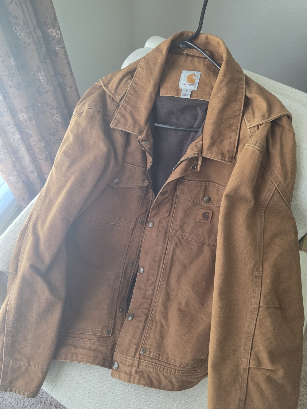 Carhartt Men’s Brown Canvas Field Jacket